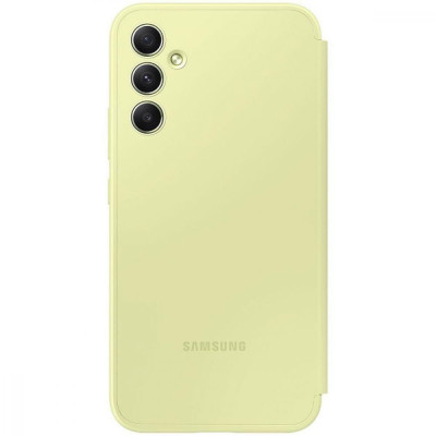 Чохол для смартфона Samsung A346 Galaxy A34 Smart View Wallet Case Lime (EF-ZA346CGEG)