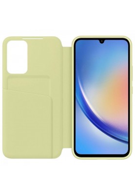 Чохол для смартфона Samsung A346 Galaxy A34 Smart View Wallet Case Lime (EF-ZA346CGEG)