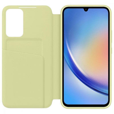 Чохол для смартфона Samsung A346 Galaxy A34 Smart View Wallet Case Lime (EF-ZA346CGEG)