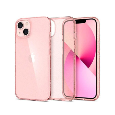 Чохол для смартфона Spigen iPhone 13 Liquid Crystal Glitter Rose Quartz (ACS03517)