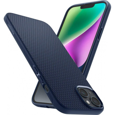Чохол для смартфона Spigen iPhone 14 Liquid Air Navy Blue (ACS05038)