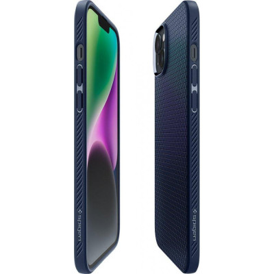 Чохол для смартфона Spigen iPhone 14 Liquid Air Navy Blue (ACS05038)