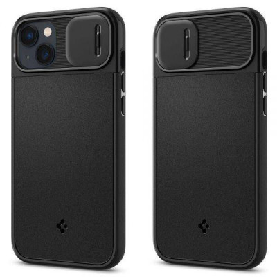 Чохол для смартфона Spigen iPhone 14-Optik Armor MagFit Black (ACS05070)