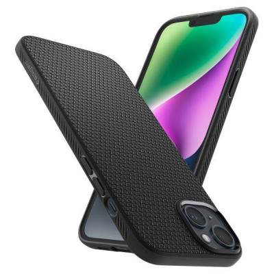 Чохол для смартфона Spigen iPhone 14 Liquid Air Matte Black (ACS04891)