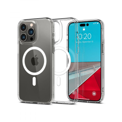 Чохол для смартфону Spigen iPhone 14 Pro Case Ultra Hybrid MagFit White (ACS04969)