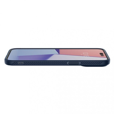 Чохол для смартфона Spigen iPhone 14 Pro Liquid Air Navy Blue (ACS04958)