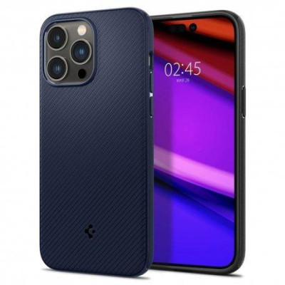 Чохол для смартфона Spigen iPhone 14 Pro Mag Armor Navy Blue (ACS04990)