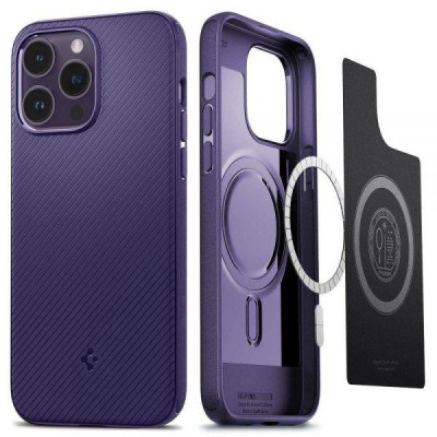 Чохол для смартфона Spigen iPhone 14 Pro Max Armor Deep Purple with MagSafe (ACS05584)