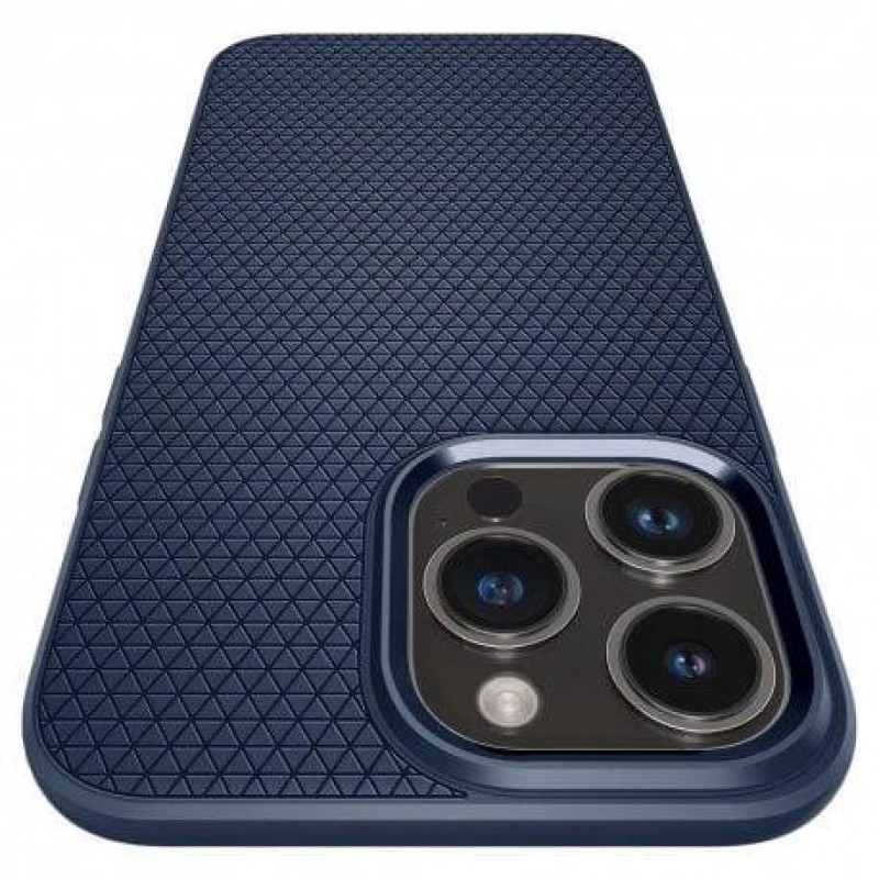 Чохол для смартфона Spigen iPhone 14 Pro Max Liquid Air Navy Blue (ACS04814)