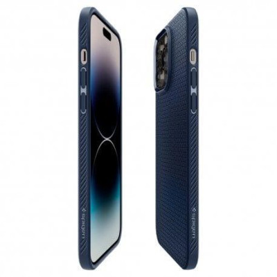 Чохол для смартфона Spigen iPhone 14 Pro Max Liquid Air Navy Blue (ACS04814)