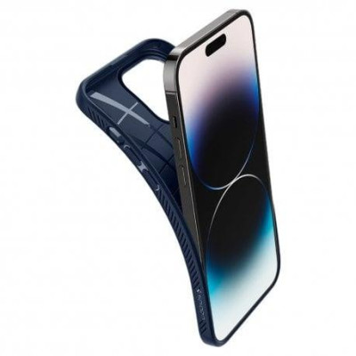 Чохол для смартфона Spigen iPhone 14 Pro Max Liquid Air Navy Blue (ACS04814)