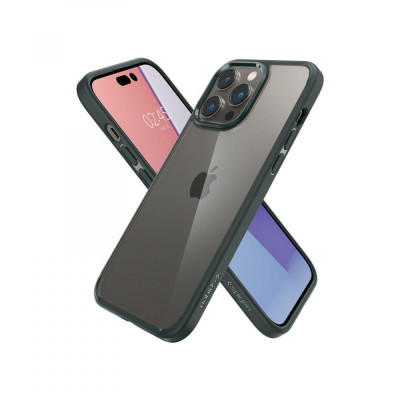 Чохол для смартфону Spigen iPhone 14 Pro Max Ultra Hybrid Abyss Green (ACS04821) Чохол для смартфону Spigen iPhone 14 Pro Max Ultra Hybrid Abyss Green (ACS04821)