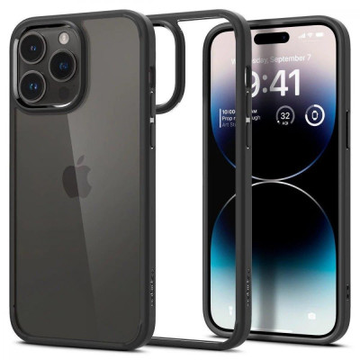 Чохол для смартфону Spigen iPhone 14 Pro Max Ultra Hybrid Matte Black (ACS04817)