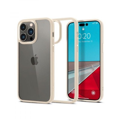 Чохол для смартфона Spigen iPhone 14 Pro Max Ultra Hybrid Sand Beige (ACS04819)