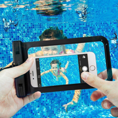 Чохол для смартфона Spigen Velo A600 Universal Waterproof Black 000EM21018