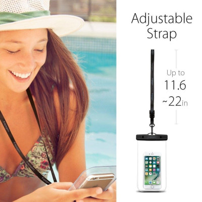 Чохол для смартфона Spigen Velo A600 Universal Waterproof Black 000EM21018