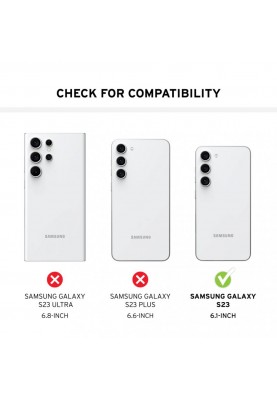 Чохол для смартфона URBAN ARMOR GEAR Чохол для Samsung Galaxy S23 Monarch, Kevlar Black (214120113940)