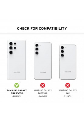 Чохол для смартфона URBAN ARMOR GEAR Чохол для Samsung Galaxy S23 Ultra Monarch, Carbon Fiber (214135114242)
