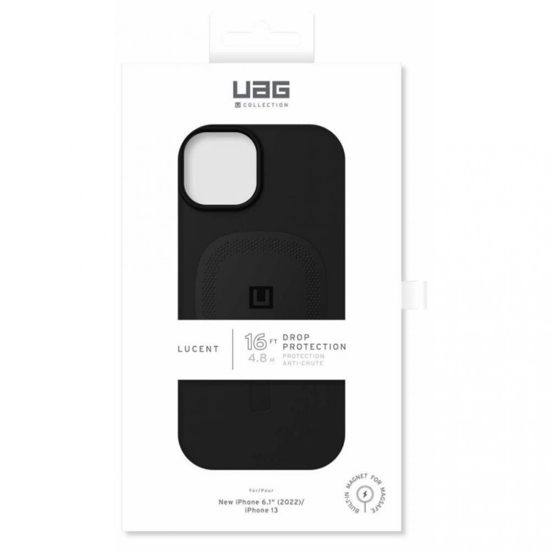 Чохол для смартфону URBAN ARMOR GEAR iPhone 14 Lucent 2.0 Magsafe Black (114076314040)