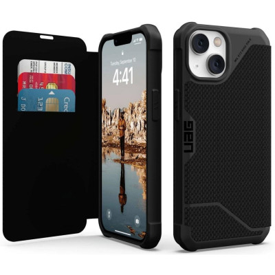 Чохол для смартфона URBAN ARMOR GEAR iPhone 14 Metropolis Kevlar Black (114044113940)
