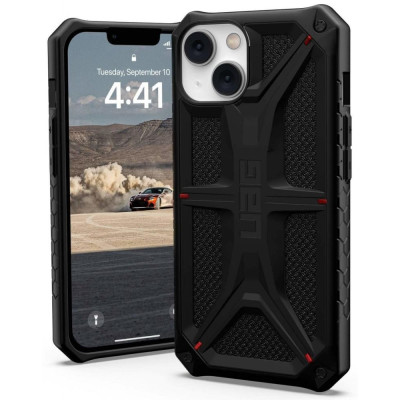 Чохол для смартфона URBAN ARMOR GEAR iPhone 14 Monarch Kevlar Black (114032113940)