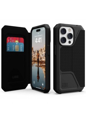 Чохол для смартфону URBAN ARMOR GEAR iPhone 14 Pro Metropolis Kevlar Black (114046113940)