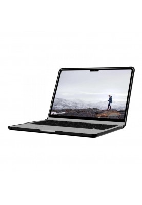 Чохол для ноутбука URBAN ARMOR GEAR Чохол для Apple MacBook AIR 13" 2022 Lucent, Black/Black (134008114040)