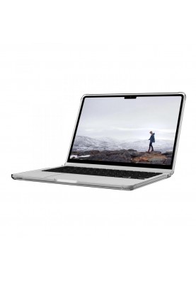 Чохол для ноутбука URBAN ARMOR GEAR Чохол [U] для Apple MacBook AIR 13' 2022 Lucent, Ice/Black (134008114340)