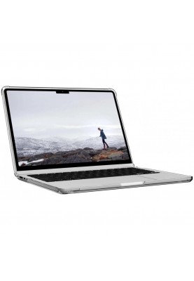 Чохол для ноутбука URBAN ARMOR GEAR Чохол [U] для Apple MacBook AIR 13' 2022 Lucent, Ice/Black (134008114340)