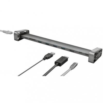 Док-станція для ноутбука Trust Dalyx Aluminium Dock (23417)