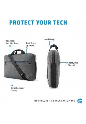 HP Сумка для ноутбука 15.6" Prelude Top Load Laptop Bag (2Z8P4AA)