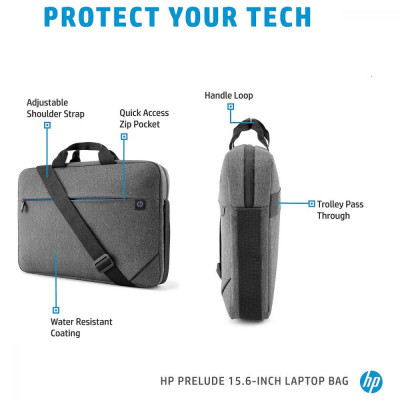 HP Сумка для ноутбука 15.6" Prelude Top Load Laptop Bag (2Z8P4AA)