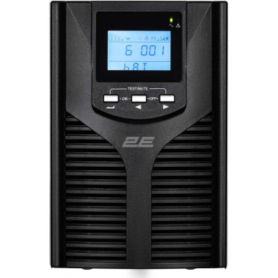 ДБЖ безперервної дії (Online) 2E OD1000, 1000VA/900W, LCD, USB, USB, 2xSchuko (2E-OD1000)