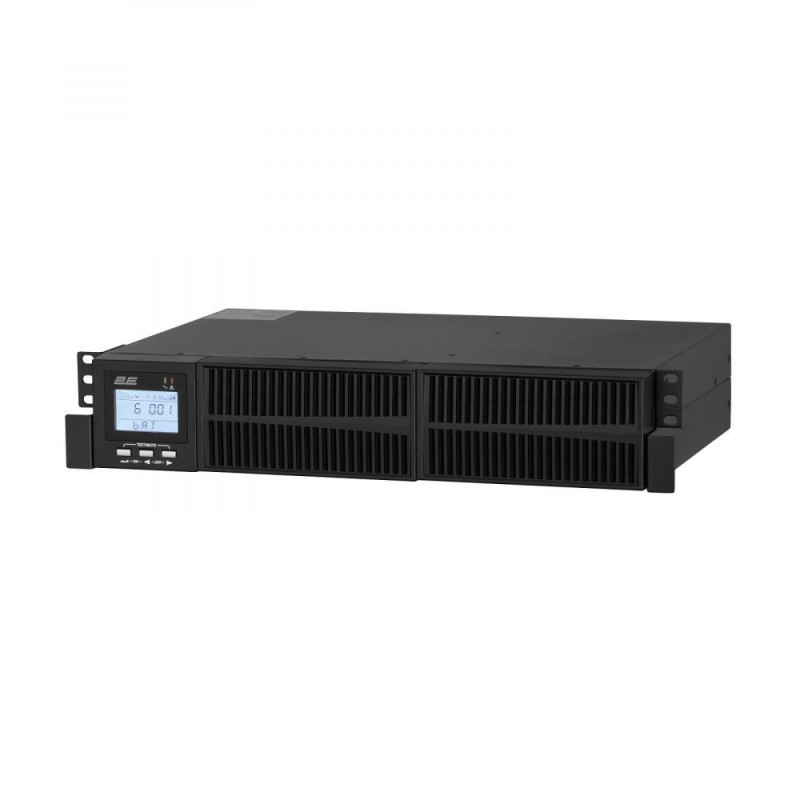 ДБЖ безперервної дії (Online) 2E OD2000RT, 2000VA/1800W, RT2U, LCD, USB, 4xSchuko (2E-OD2000RT)