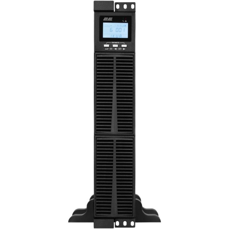 ДБЖ безперервної дії (Online) 2E OD2000RT, 2000VA/1800W, RT2U, LCD, USB, 4xSchuko (2E-OD2000RT)