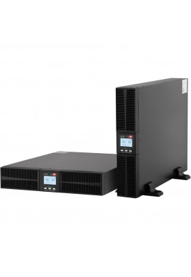 ДБЖ безперервної дії (Online) 2E SD6000RTL, 6kVA/6kW, RT4U, LCD, USB, на зовнішні АКБ,Terminal in&out (2E-SD6000RTL)