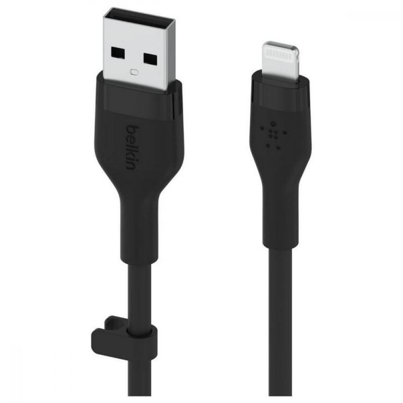 Кабель Lightning Belkin Silicone Lightning MFI 3m Black (CAA008BT3MBK)