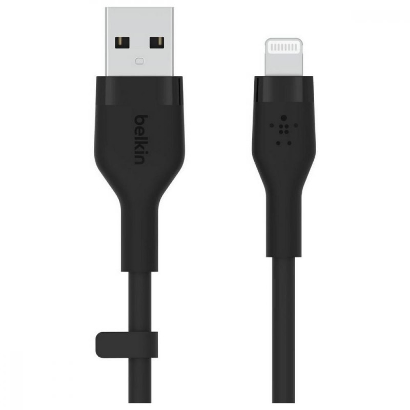 Кабель Lightning Belkin Silicone Lightning MFI 3m Black (CAA008BT3MBK)