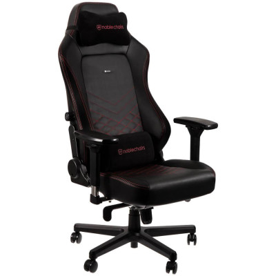 Комп'ютерне крісло для геймера Noblechairs Hero PU leather black/red (NBL-HRO-PU-BRD)