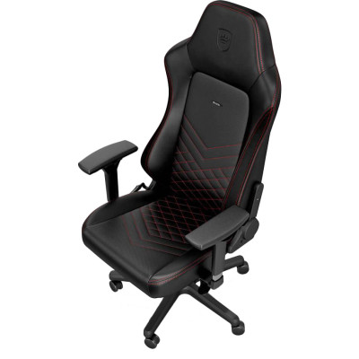 Комп'ютерне крісло для геймера Noblechairs Hero PU leather black/red (NBL-HRO-PU-BRD)
