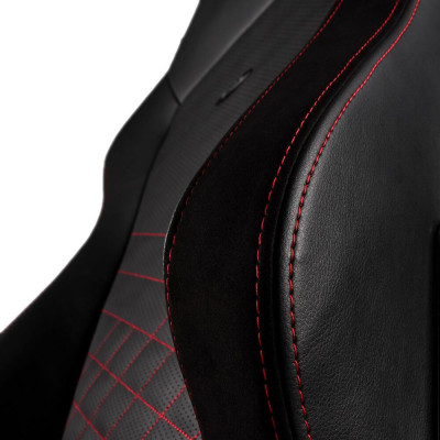 Комп'ютерне крісло для геймера Noblechairs Hero PU leather black/red (NBL-HRO-PU-BRD)
