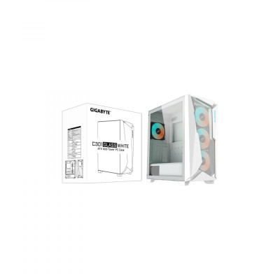 Корпус GIGABYTE C301 GLASS WHITE (GB-C301GW)