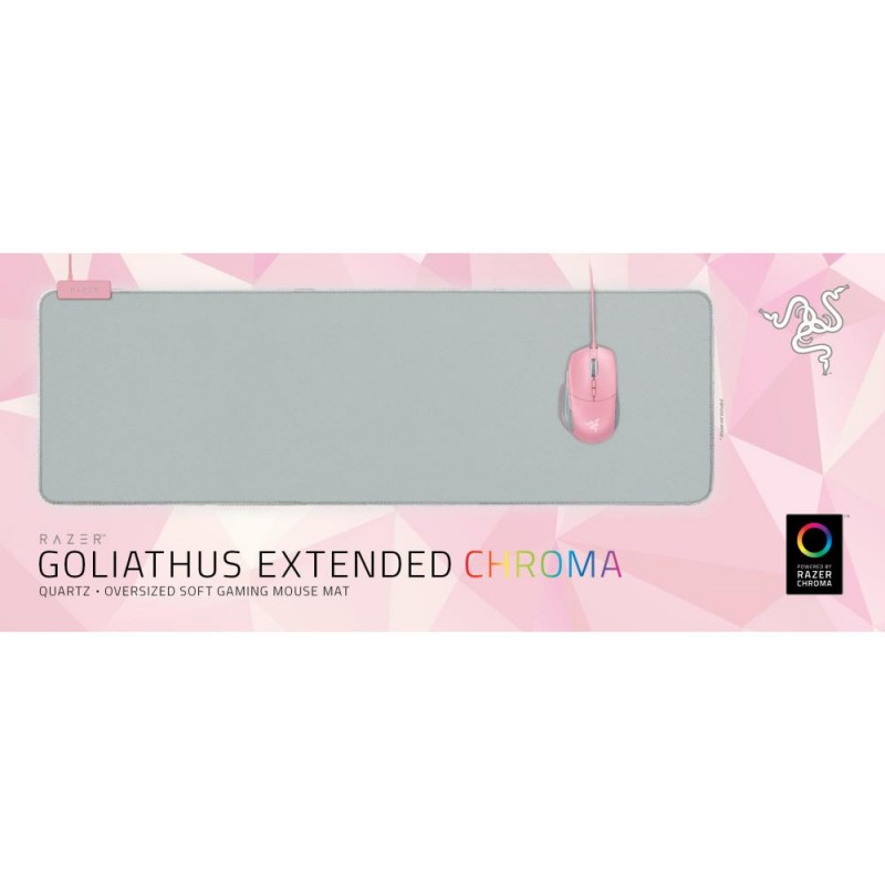 Килимок для миші Razer Goliathus Chroma Extended Quartz (RZ02-02500316-R3M1)