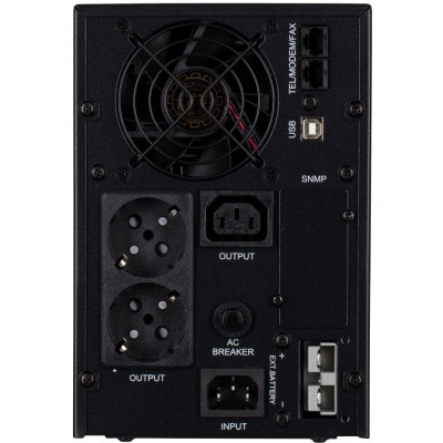 Лінійно-інтерактивний ДБЖ 2E PS500L, 500VA/300W, на зовнішні АКБ 12В, 2xSchuko+1xC13 (2E-PS500L)