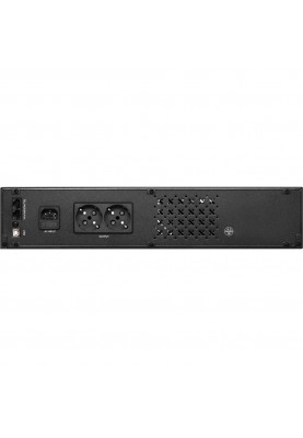 Лінійно-інтерактивний ДБЖ 2E RE650, 650VA/360W, RM 2U, LCD, USB, 2xSchuko (2E-RE650)