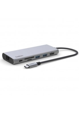 Мультипортовий адаптер Belkin USB-C 7-in-1 Multiport Adapter (INC009BTSGY)