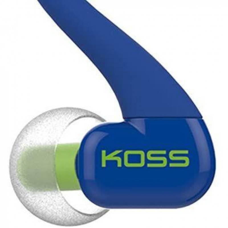 Навушники з мікрофоном Koss FitClips KSC32i Blue (194944.101)