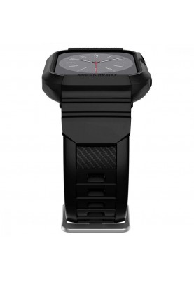 Ремінець Spigen Чохол та ремінець для Apple Watch SE/6/5/4 (44mm) Rugged Armor Pro 2 in 1, Black (062CS25324)