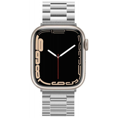 Ремінець Spigen Металевий ремінець Modern Fit для Apple Watch 42/44mm Silver (062MP25404)
