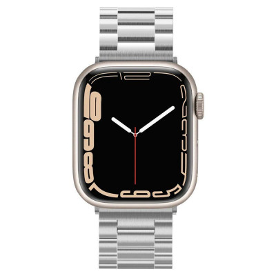 Ремінець Spigen Металевий ремінець Modern Fit для Apple Watch 42/44mm Silver (062MP25404)